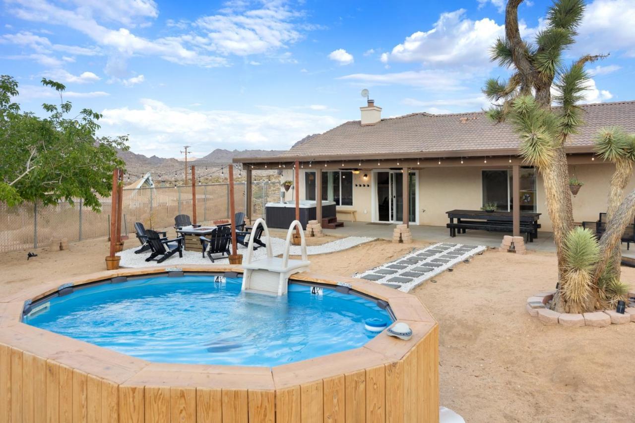 Alana House - Pool, Hot Tub, Bbq, Fire Pit And Walk To Hikes! Home ジョシュア・ツリー エクステリア 写真