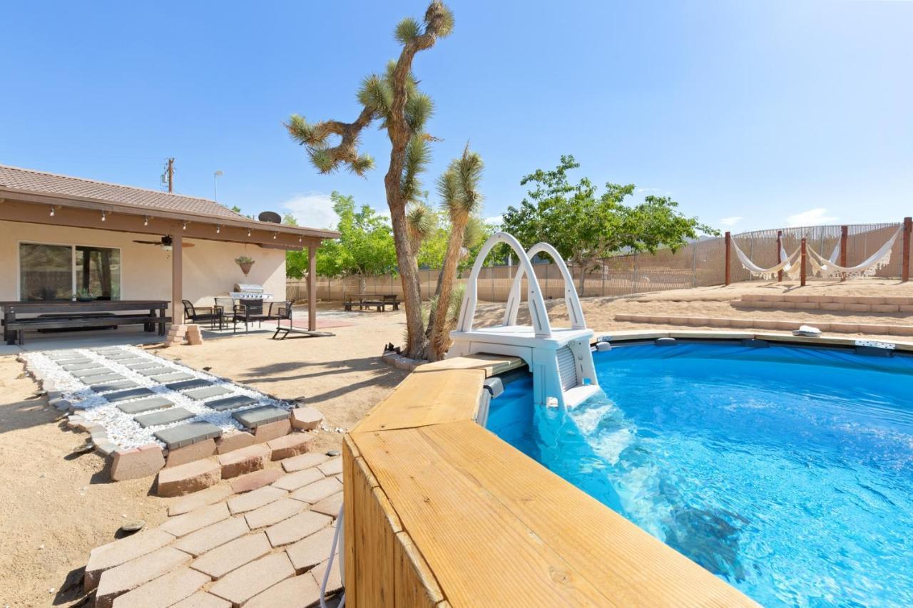 Alana House - Pool, Hot Tub, Bbq, Fire Pit And Walk To Hikes! Home ジョシュア・ツリー エクステリア 写真